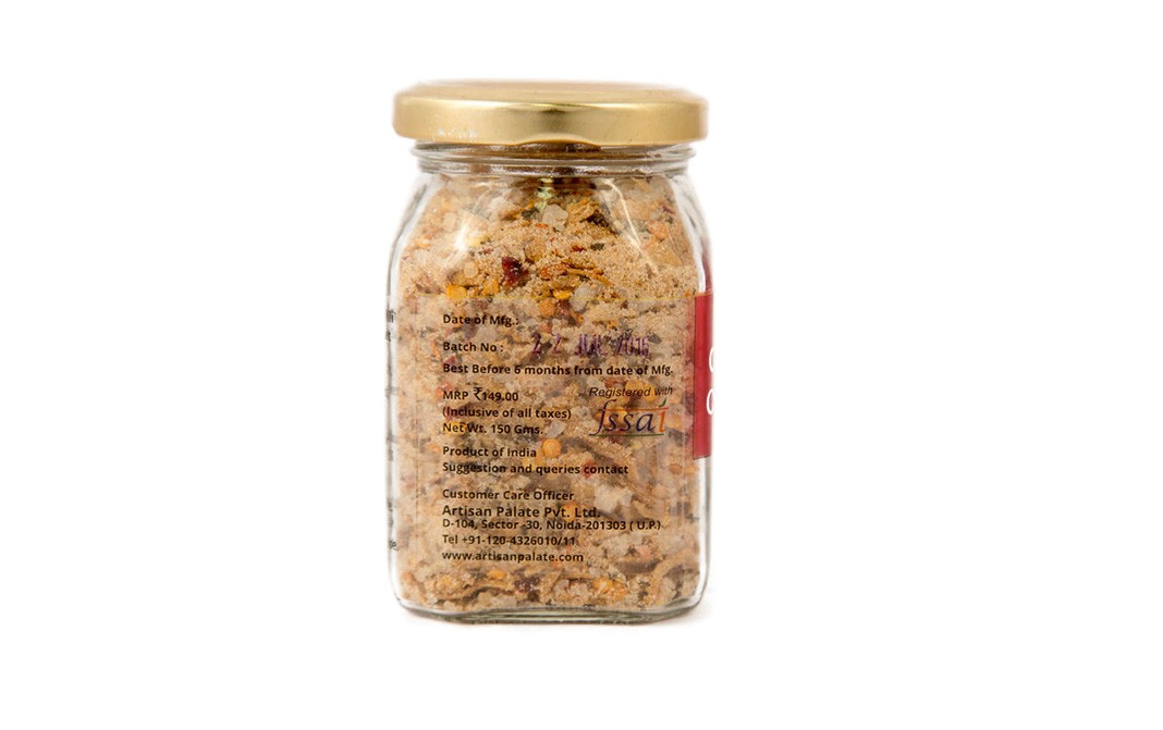 Artisan Palate All Natural Onion Garlic Chilli Pepper Himalayan Pink Salt   Bottle  150 grams